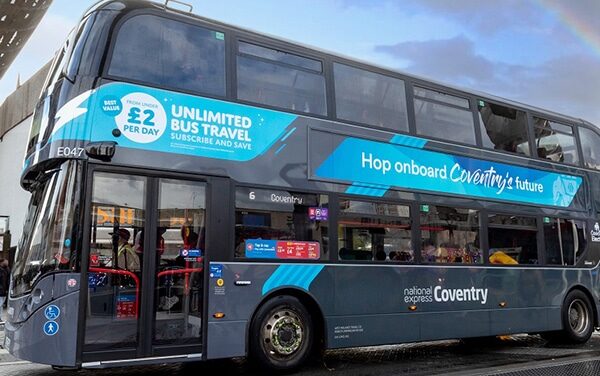 Coventry on the road to becoming UK’s first all-electric bus city