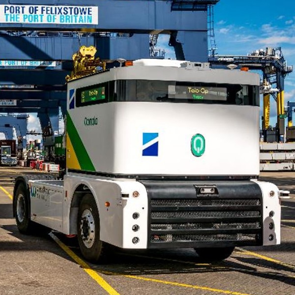 Port of Felixstowe agree deal for 100 battery-powered autonomous trucks