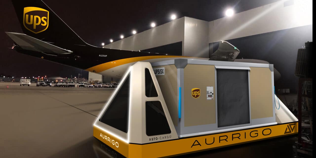 Aurrigo and UPS Announce Autonomous Electric Cargo Vehicle Pilot Programme at East Midlands Airport