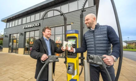 Starbucks charging hubs boost FOR:EV’s growth