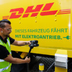 DHL Group is expanding its charging infrastructure for electric trucks with stations provided by E.ON