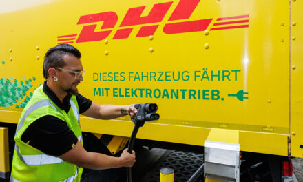 DHL Group is expanding its charging infrastructure for electric trucks with stations provided by E.ON
